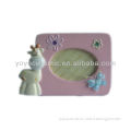 lovely cow ceramic oval photo album with butterfly decoration